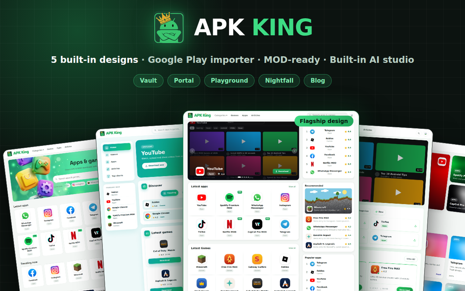 APK King — Android Apps & Games WordPress Theme